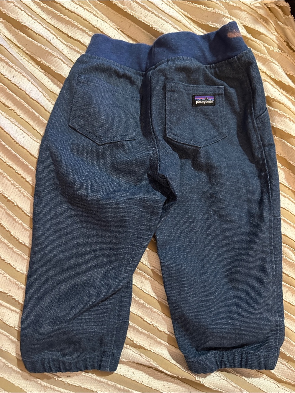 Patagonia Dark Blue Kids Pull-On Jeans